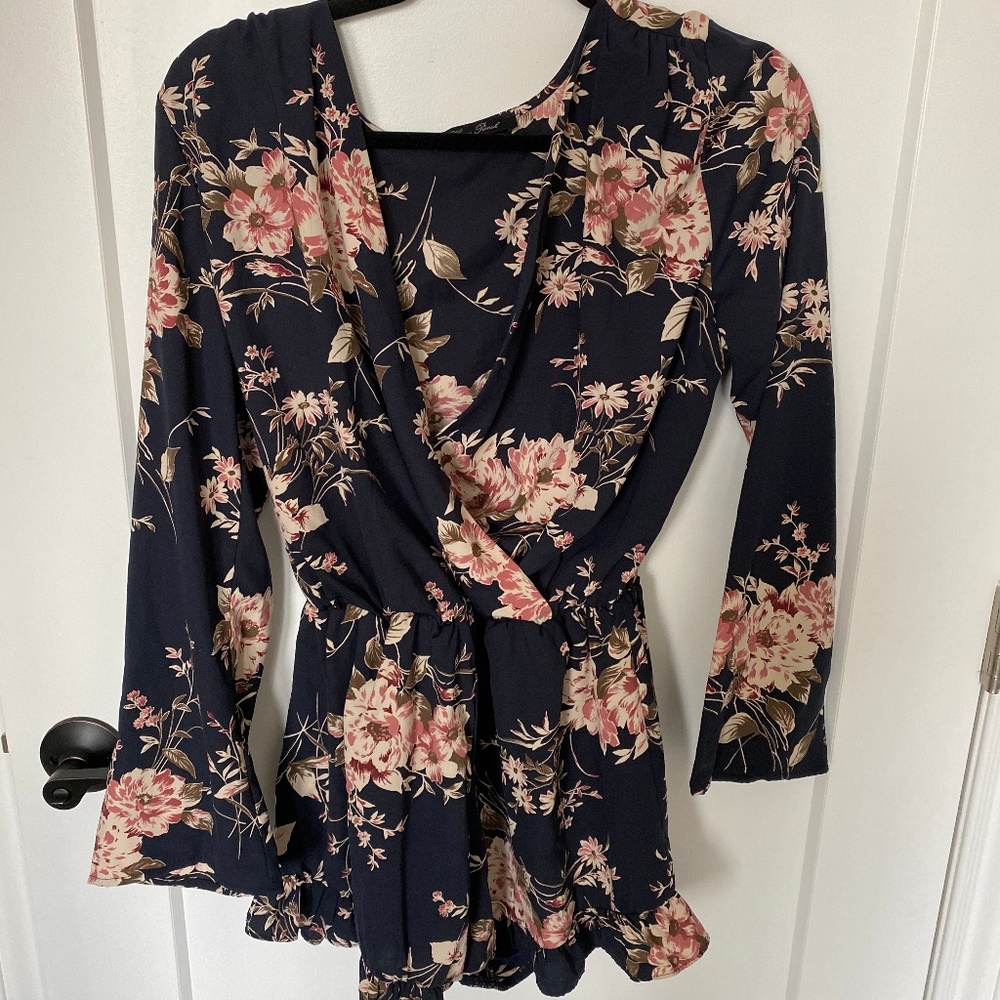 Honey Punch Flower Romper